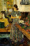 Carl Wilhelmson nackrosor oil painting artist